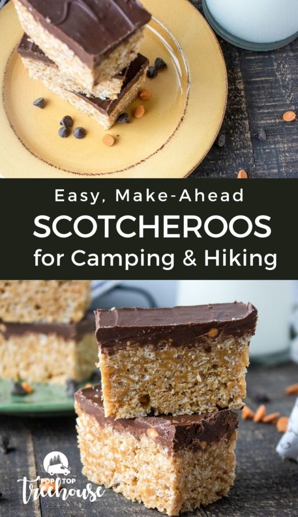 easy, make-ahead scotcheroos for camping