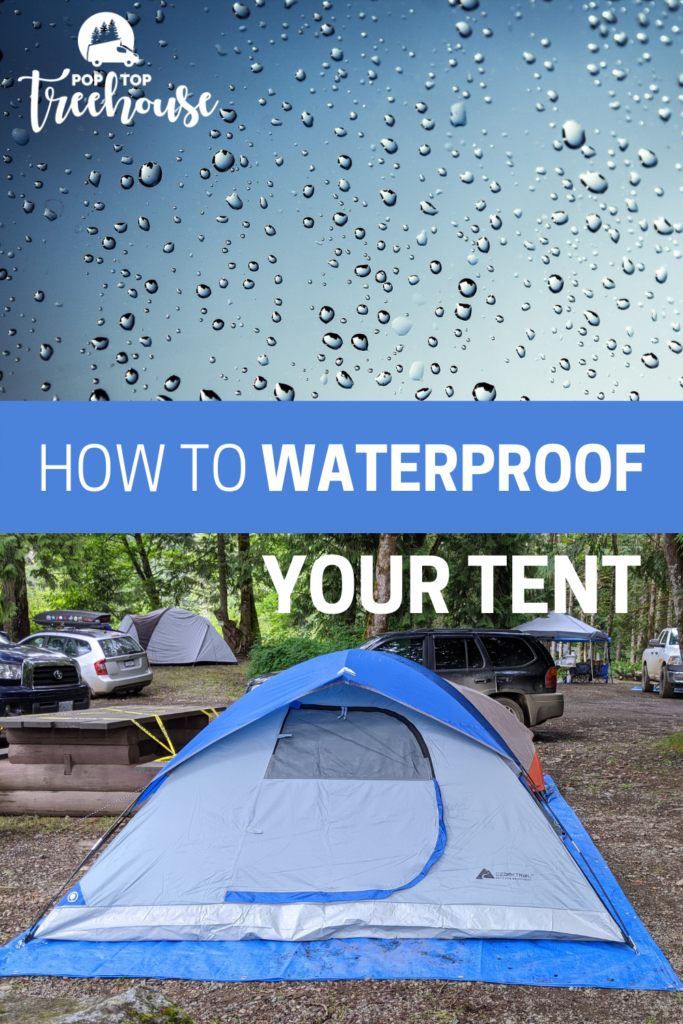 How to waterproof a tent