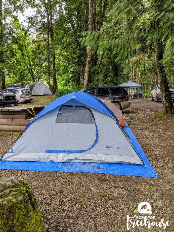 Camping in the Rain: How to Stay Dry and Have a Good Time - Poptop Tree  House