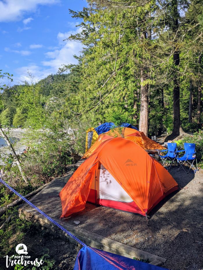 tent camping