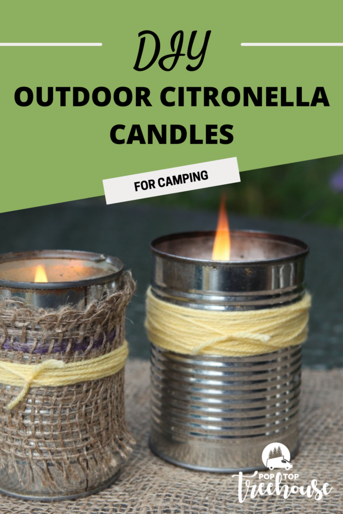 Large outdoor deals citronella candles