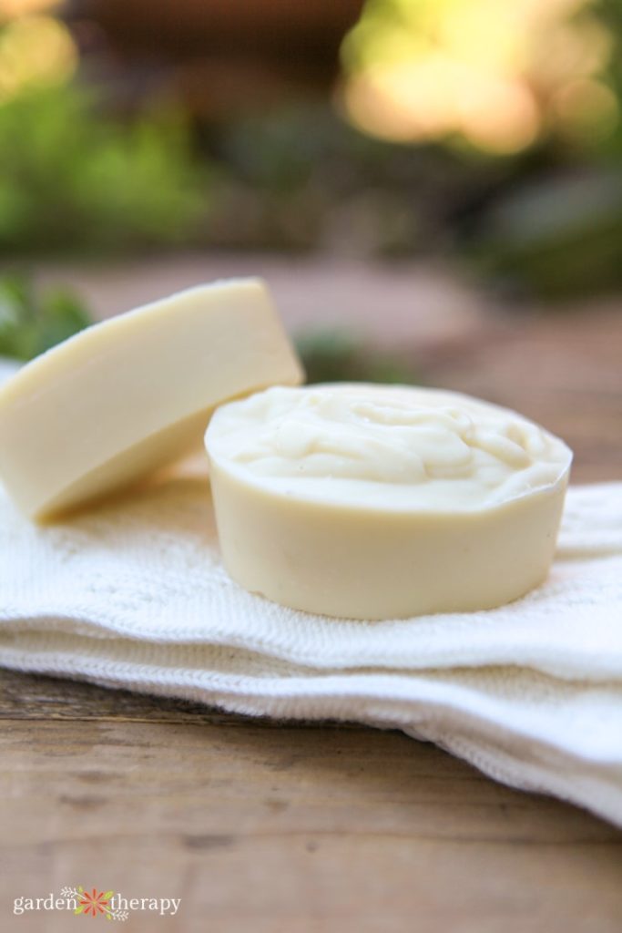 DIY bar soap for camping