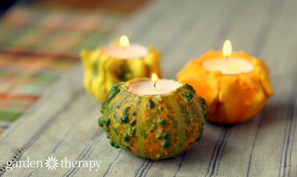 ornamental gourd candles