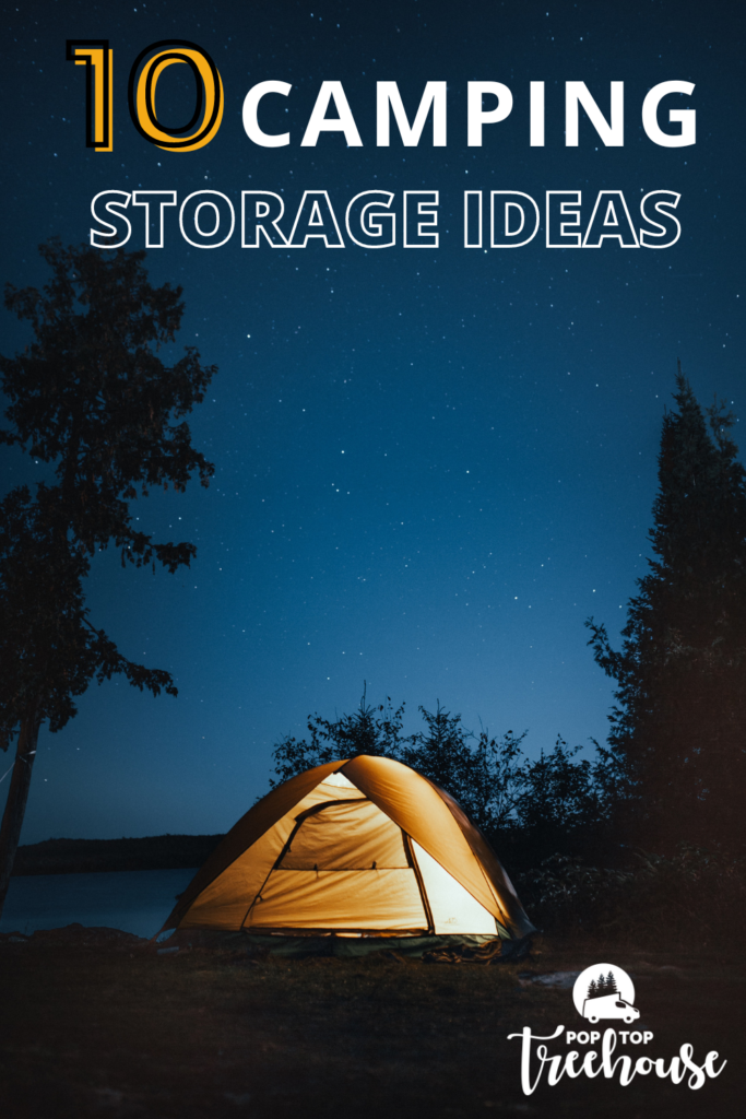 camping storage tips pin