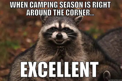 when camping season is right around the corner...excellent
